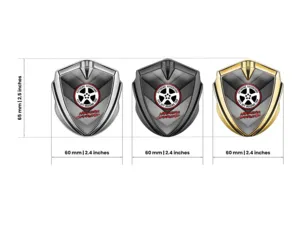Metall Kuppel Emblem Luxus Finish Legierung Detail